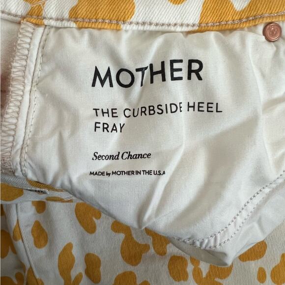 Mother The Curbside Heel Fray High Rise Jeans In Second Chance Size 27 - Picture 7 of 13